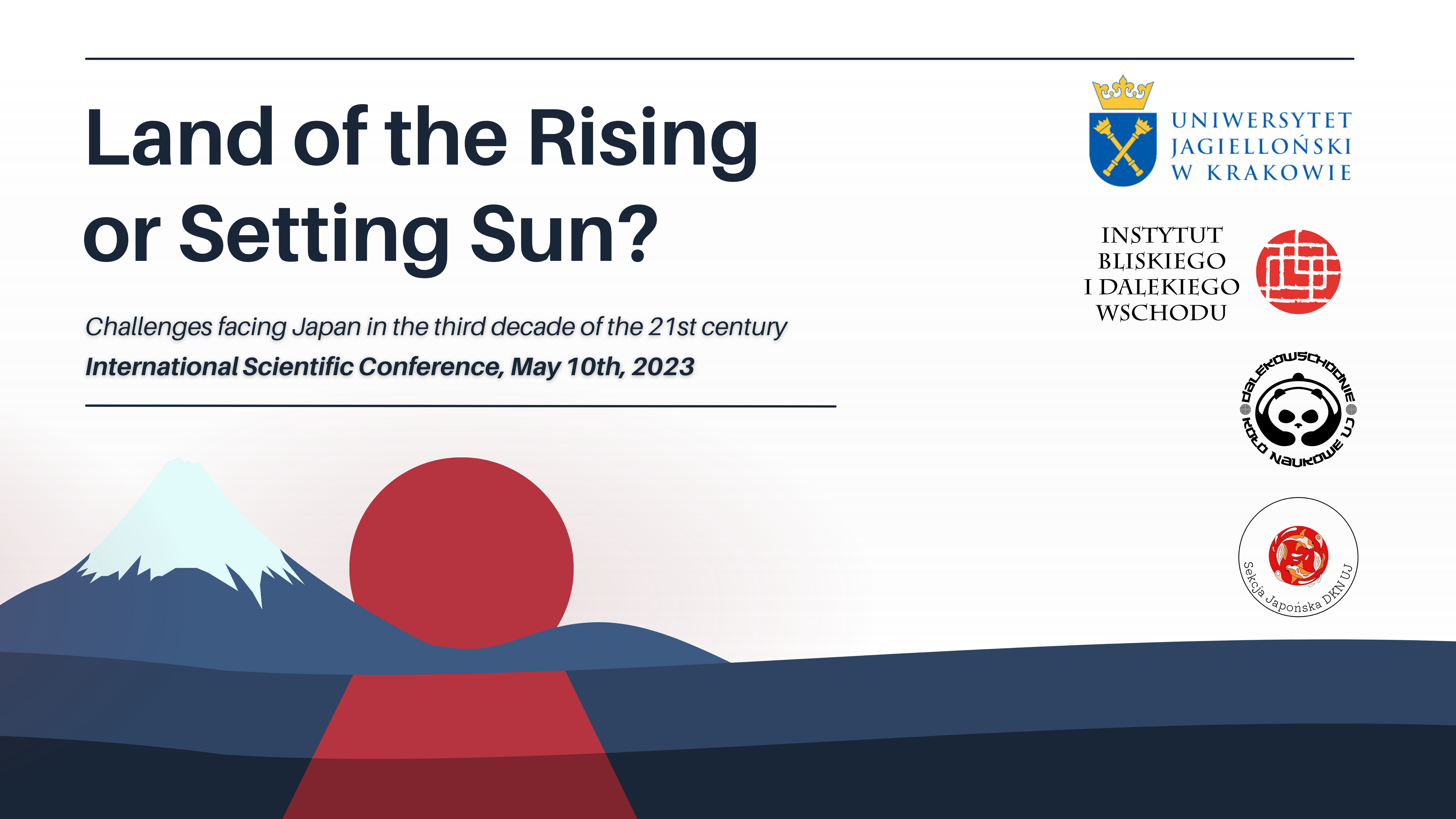 Międzynarodowa konferencja naukowa "Land of the Rising or Setting Sun” - 10.05.2023